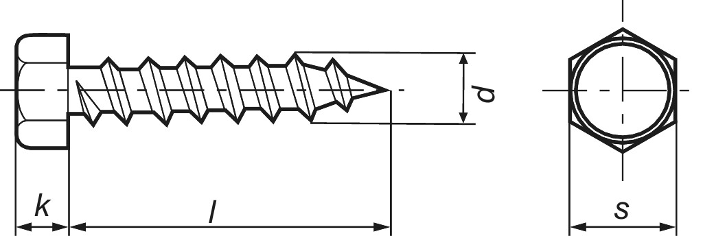 DIN 7976  St  2,9 x  6,5  C verzinkt